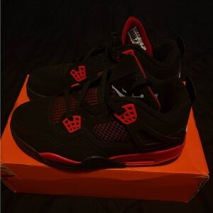 Jordan Black and Red Sneakers